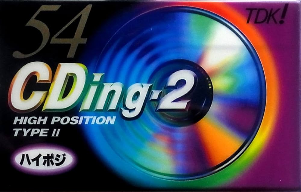TDK  CDingⅡ  ハイポジ  未使用  カセットテープ Amazon | TDK カセットテープ CDing・2 ハイポジ 54分 CD2-54G